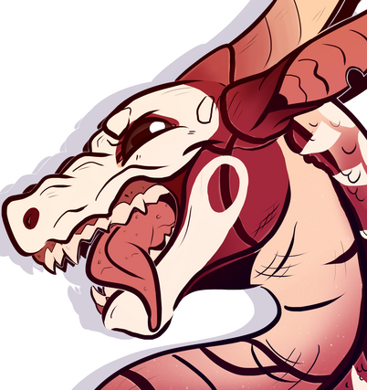[Dragon: Meatguts (#52804474) ] [This is my own dragon, Made as an example for my YCHs]
