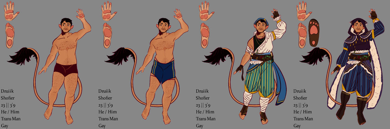 (DND) Character sheet of one of my OCs, Druiik the halfing