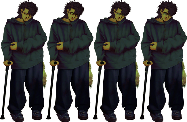 (NINAH) My "No, I'm Not A Human" sona "Paranoid Guy"