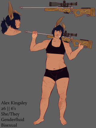 (Commission) Alex Kingsley base