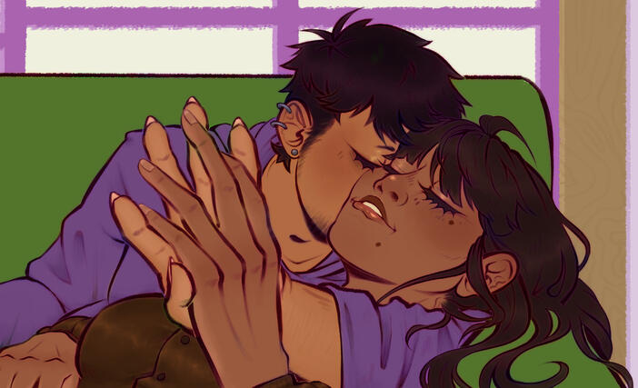 (Osomatsu-san) gift art for Rinawinawina (twt) of their yumeship lamichi, flat color