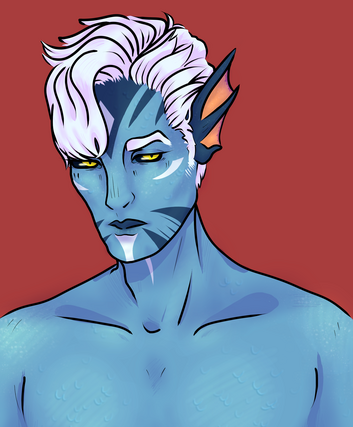 (DND) headshot of one my old player's character Gallus