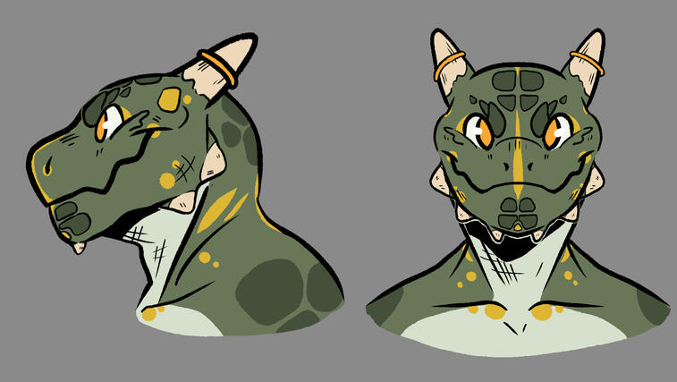 (Skyrim) a quick character concept for a friend of a potential argonian OC