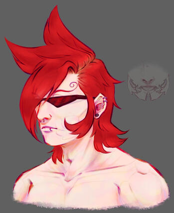 (One Piece) Gift art of Ichiji Vinsmoke w/ headcanons