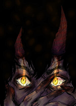 (Random) experimental doodle of an unnamed OC