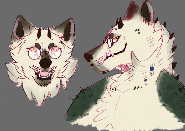 (OC) experimental headshot for my OC Emma