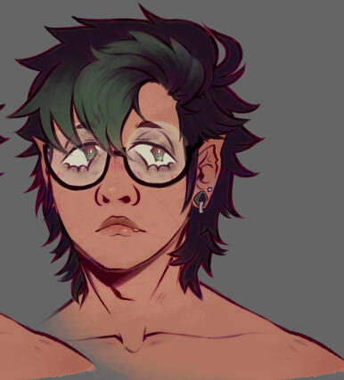 (Osomatsu-san) Ososan sona/oc, Sonoko Bochi, headshot work version [out dated]