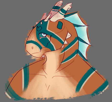 (OC) experimental headshot for my OC Veriska